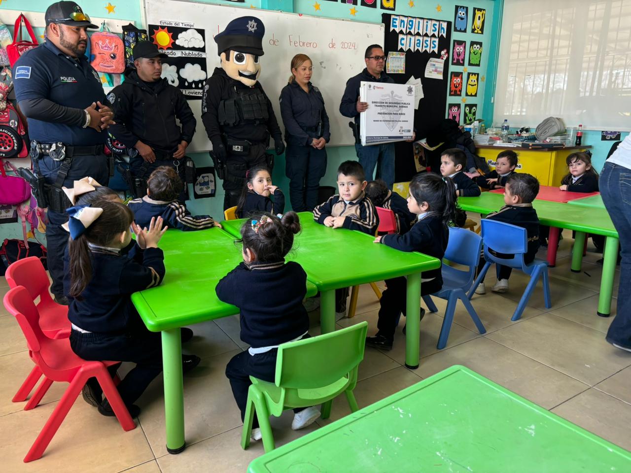 Aplica Seguridad Pública proximidad en preescolar