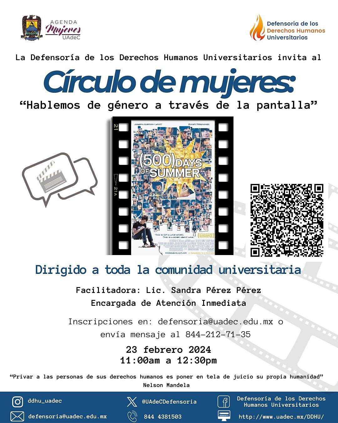 Invitan al Círculo: Hablemos de Género a través de la Pantalla