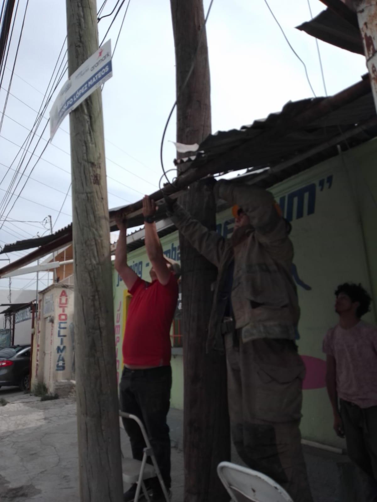 Incendios y caída de cables por ventarrón