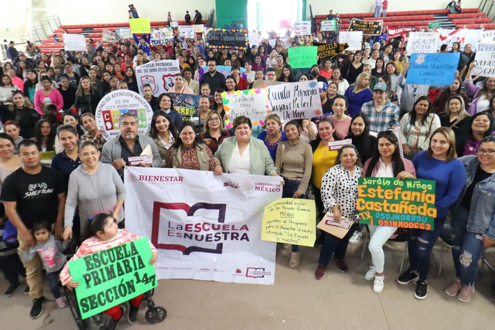Destina Bienestar 61 mdp a escuelas