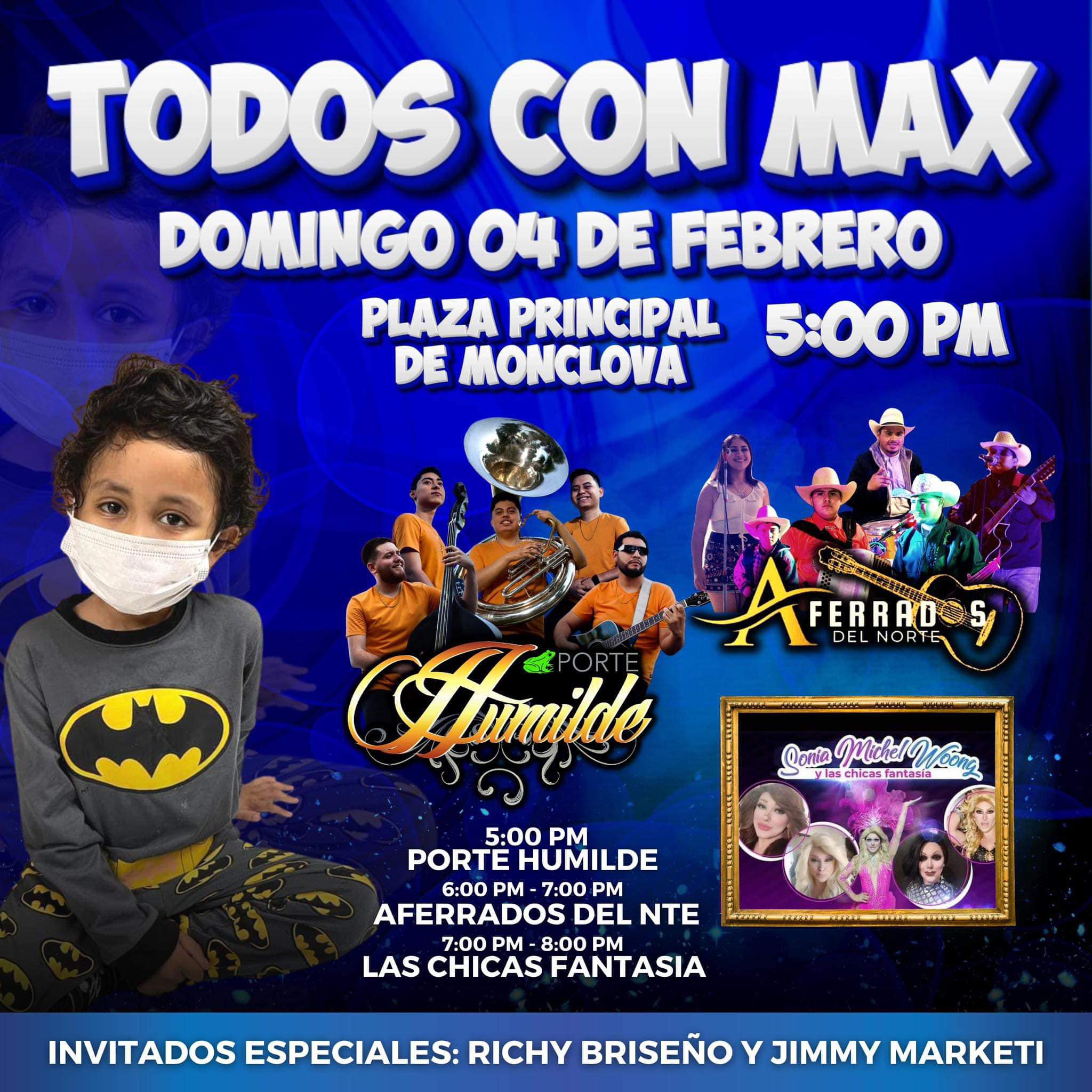 ¡Todos con Max!; hoy en la plaza evento masivo