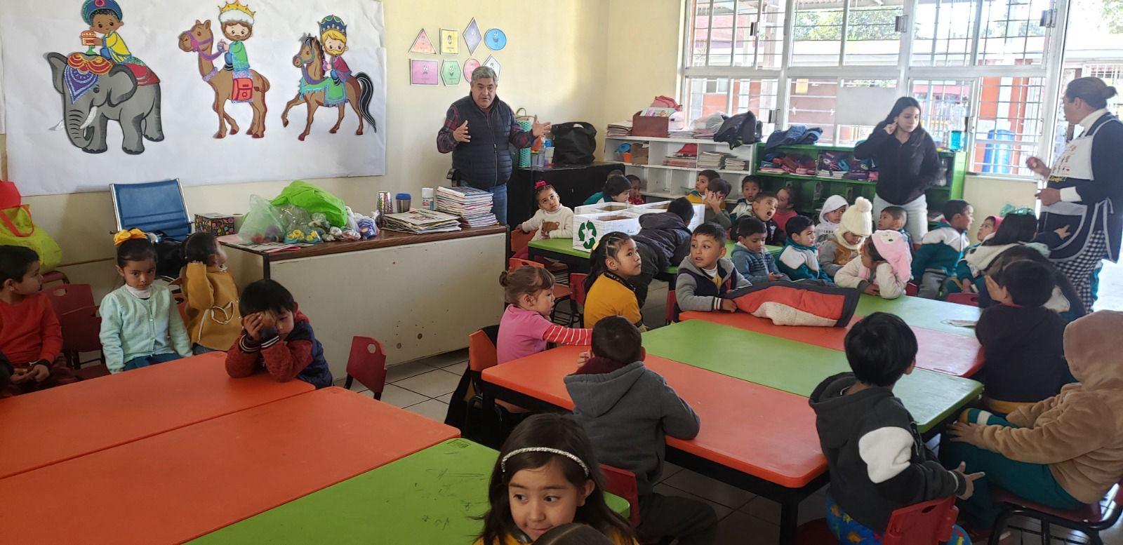 Concientizan a alumnos de Ramos sobre reciclaje