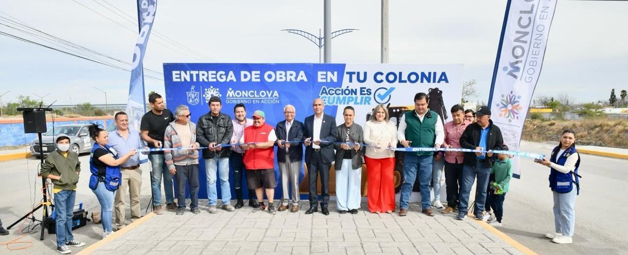Entrega Alcalde obra en Praderas del Sur
