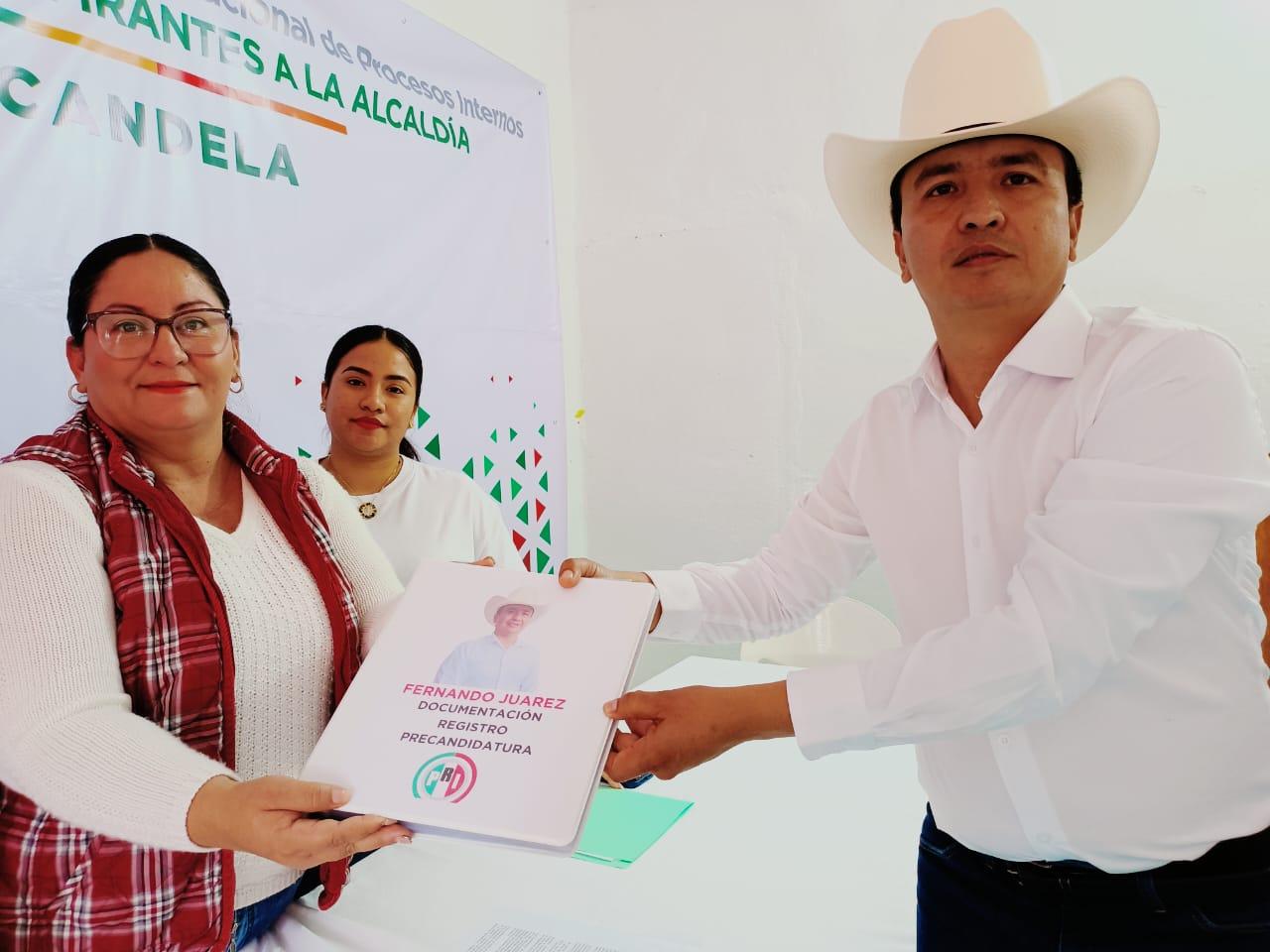 Va Fernando Juárez por la alcaldía de Candela
