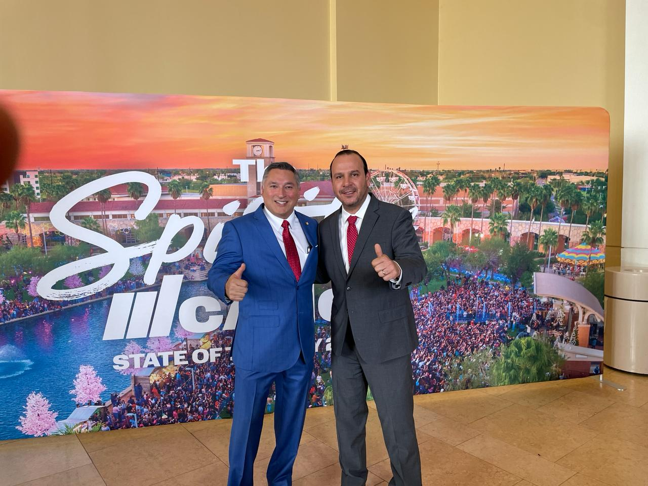 Acude Fernando Orozco a Informe de Javier Villalobos, Mayor de McAllen