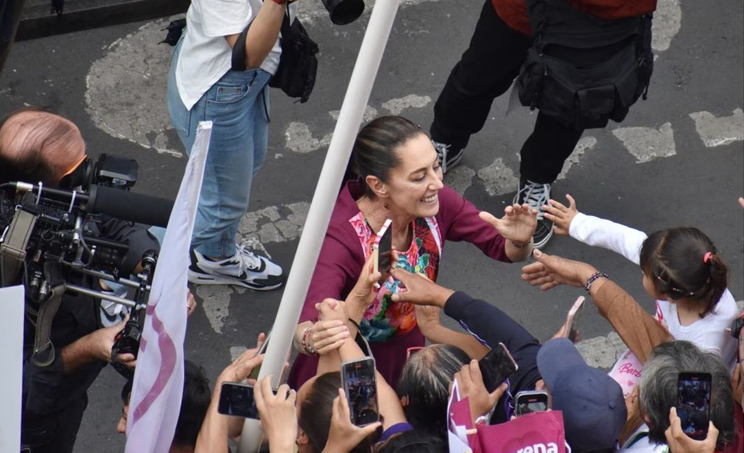 “Que siga la corrup…”: Arranca Sheinbaum campaña