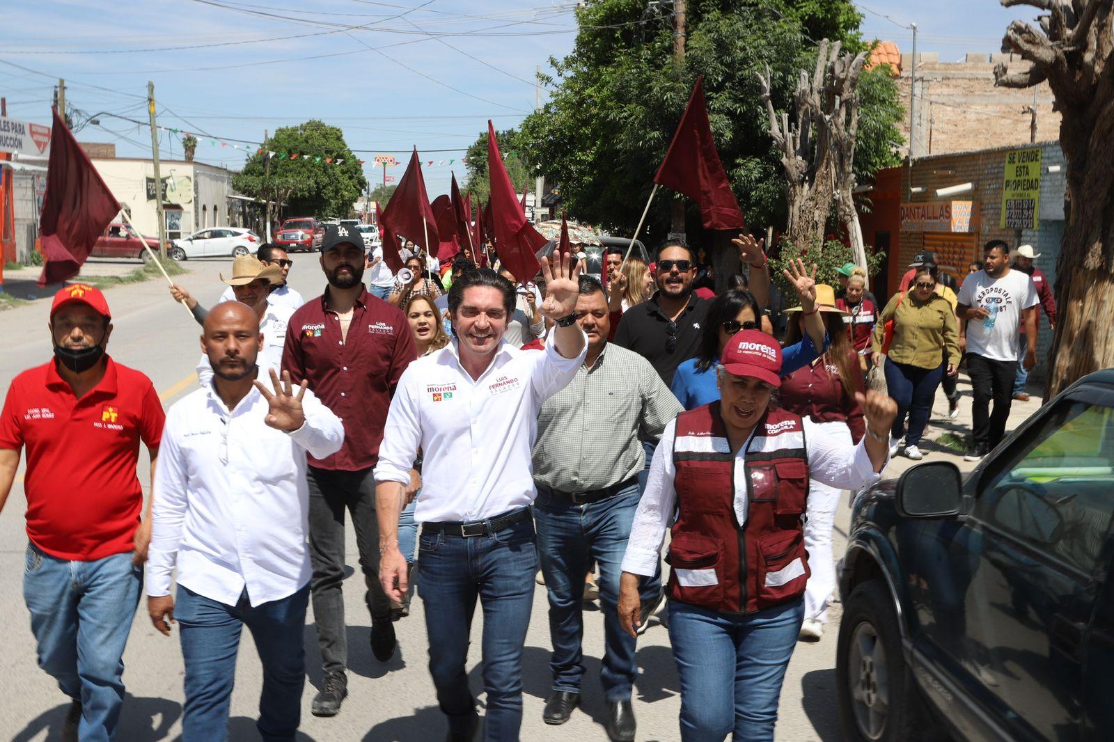 Recorre Luis Fernando Francisco I. Madero