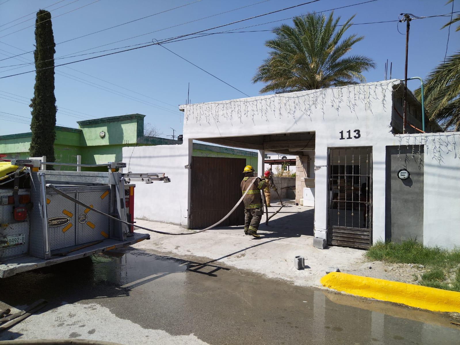 Se incendia bodega por un boiler en mal estado