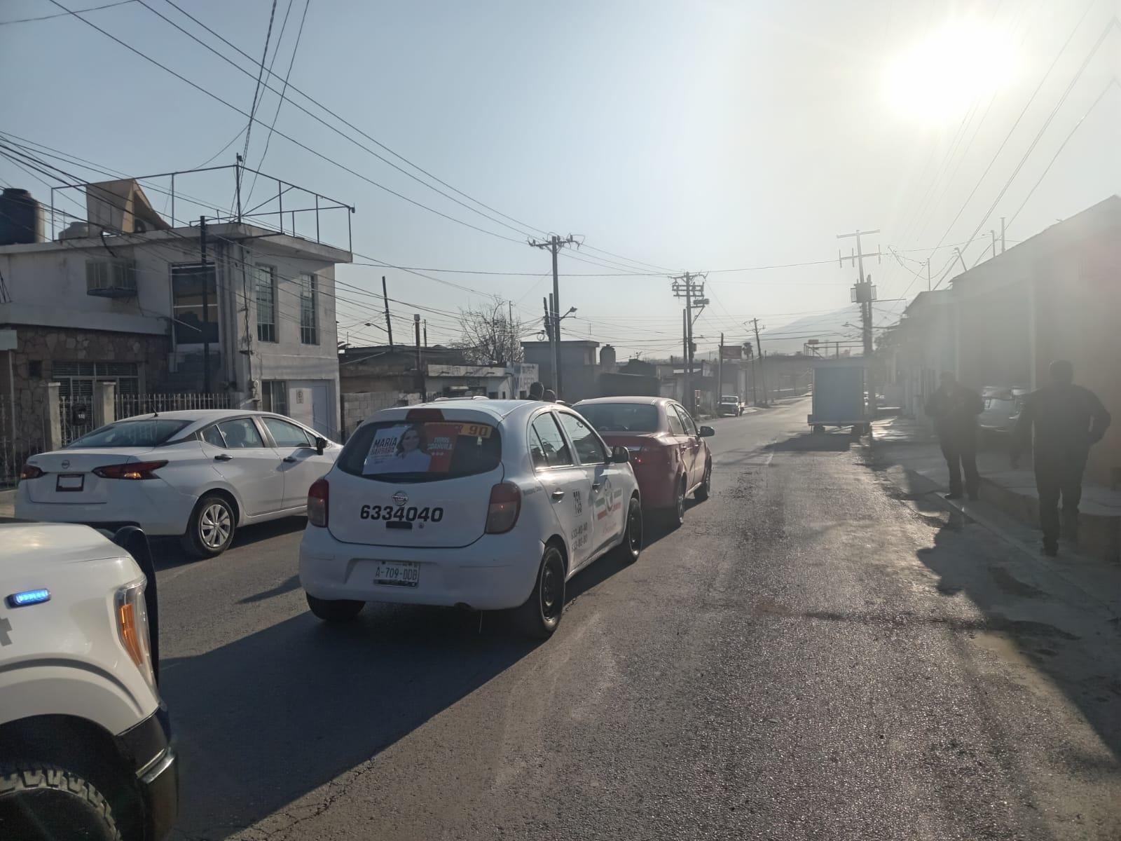 Daños materiales causa un choque por alcance