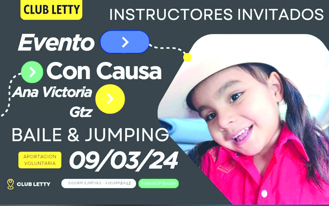 Invitan a evento con causa por Ana Victoria