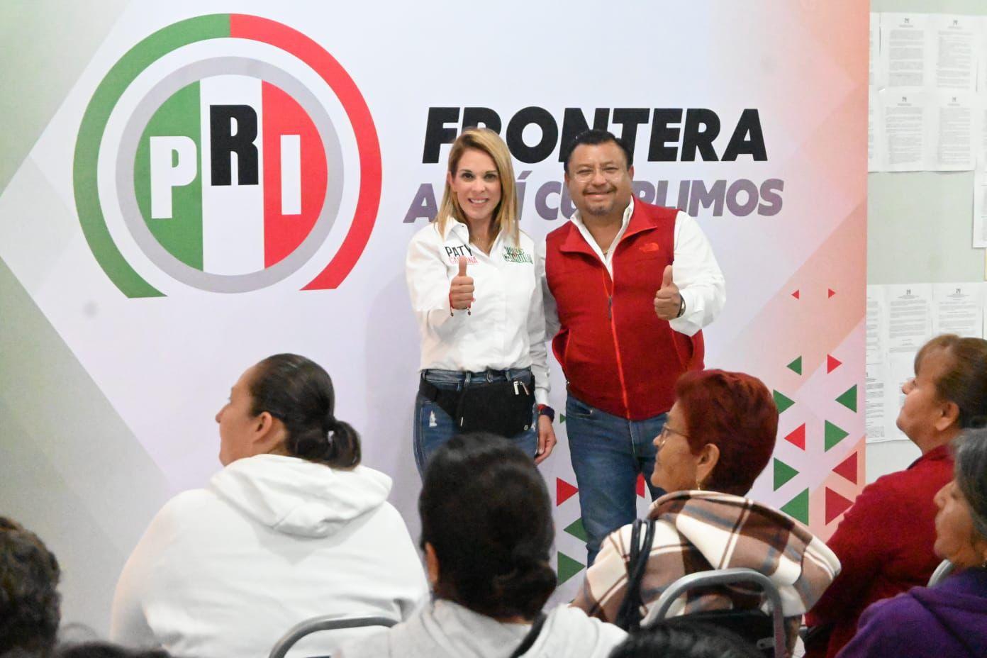 Se reúne el PRI con Paty Cardona