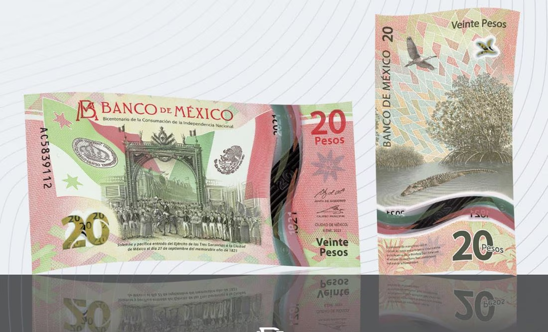 ¿Cuándo saldrá de circulación el billete de 20 pesos y por qué?