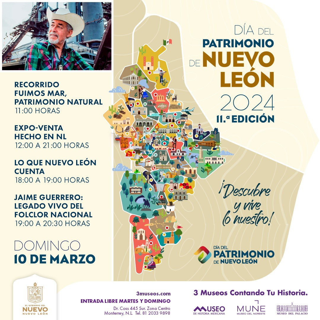 Celebra Museo de Historia en Nuevo León día del patrimonio.