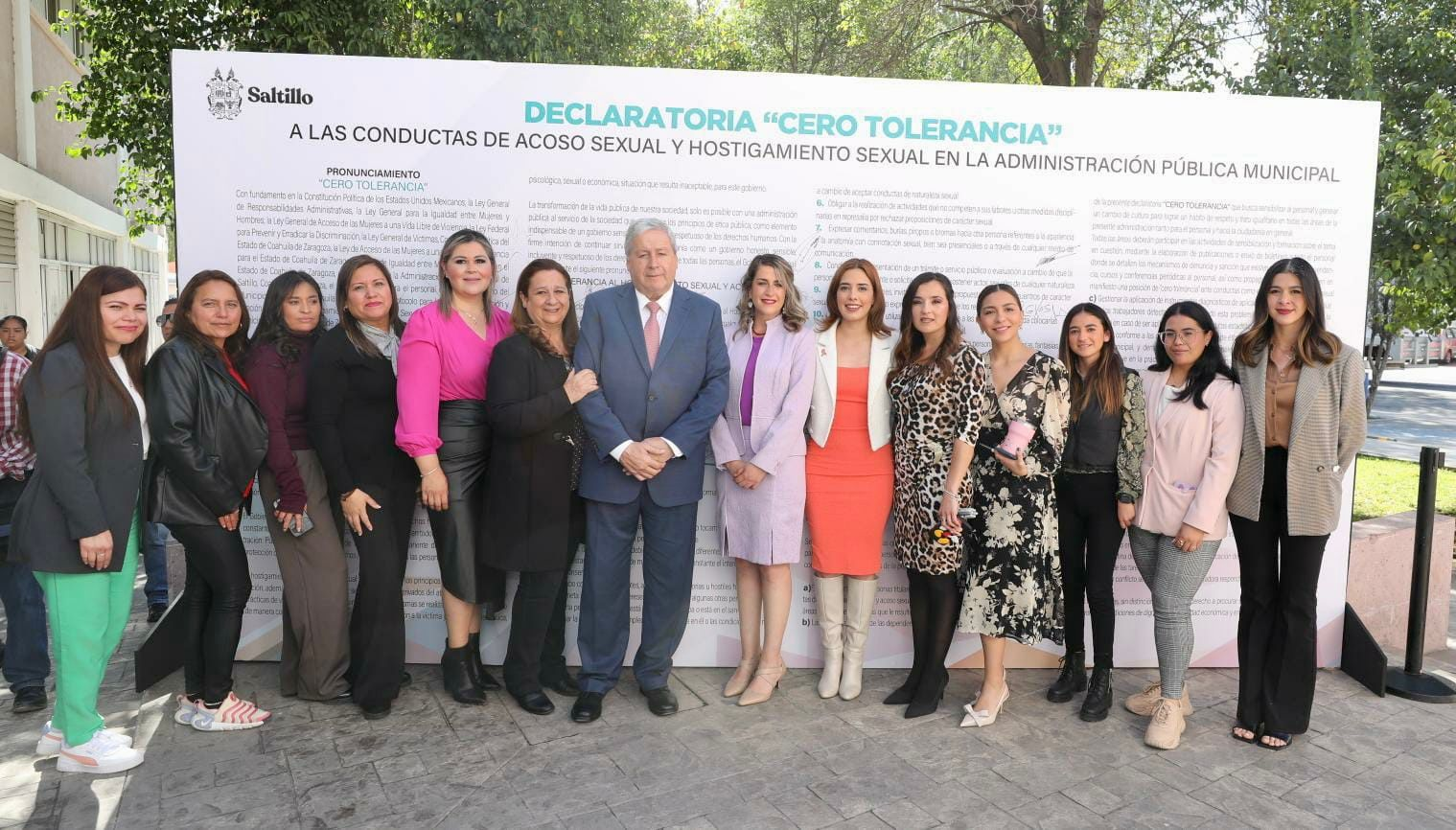 Firma Gobierno de Saltillo declaratoria “Cero Tolerancia” para acoso y hostigamiento sexual