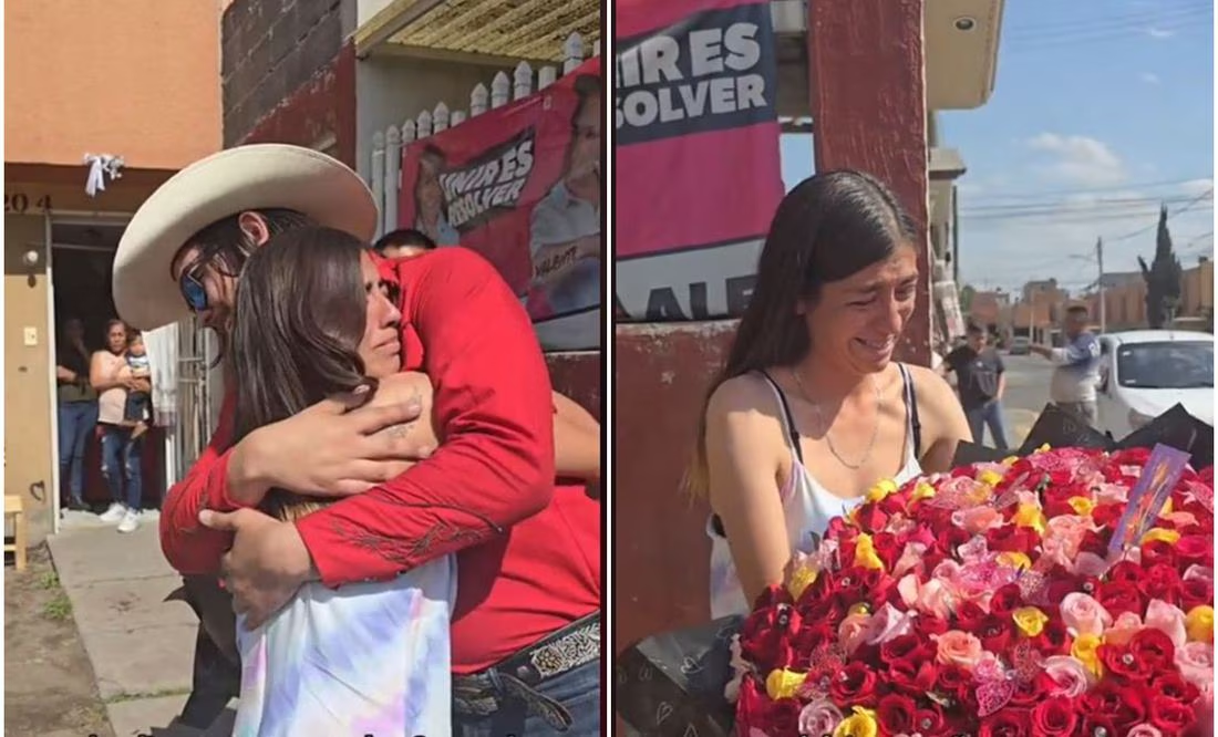 VIDEO.»El Patrón» regala flores a madre de Mildred, niña que murió tras luchar contra el cáncer