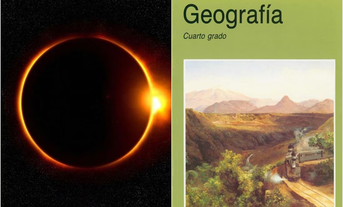 Eclipse Solar 2024: Así se anunciaba el evento astronómico en el libro de texto de la SEP de 1993