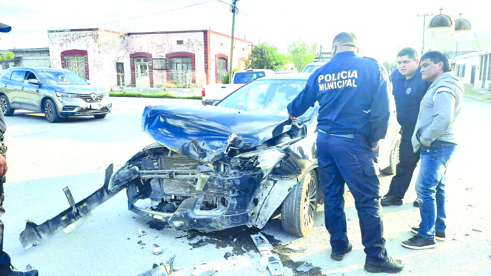 Impacta conductora a hijo de Chon Arauza