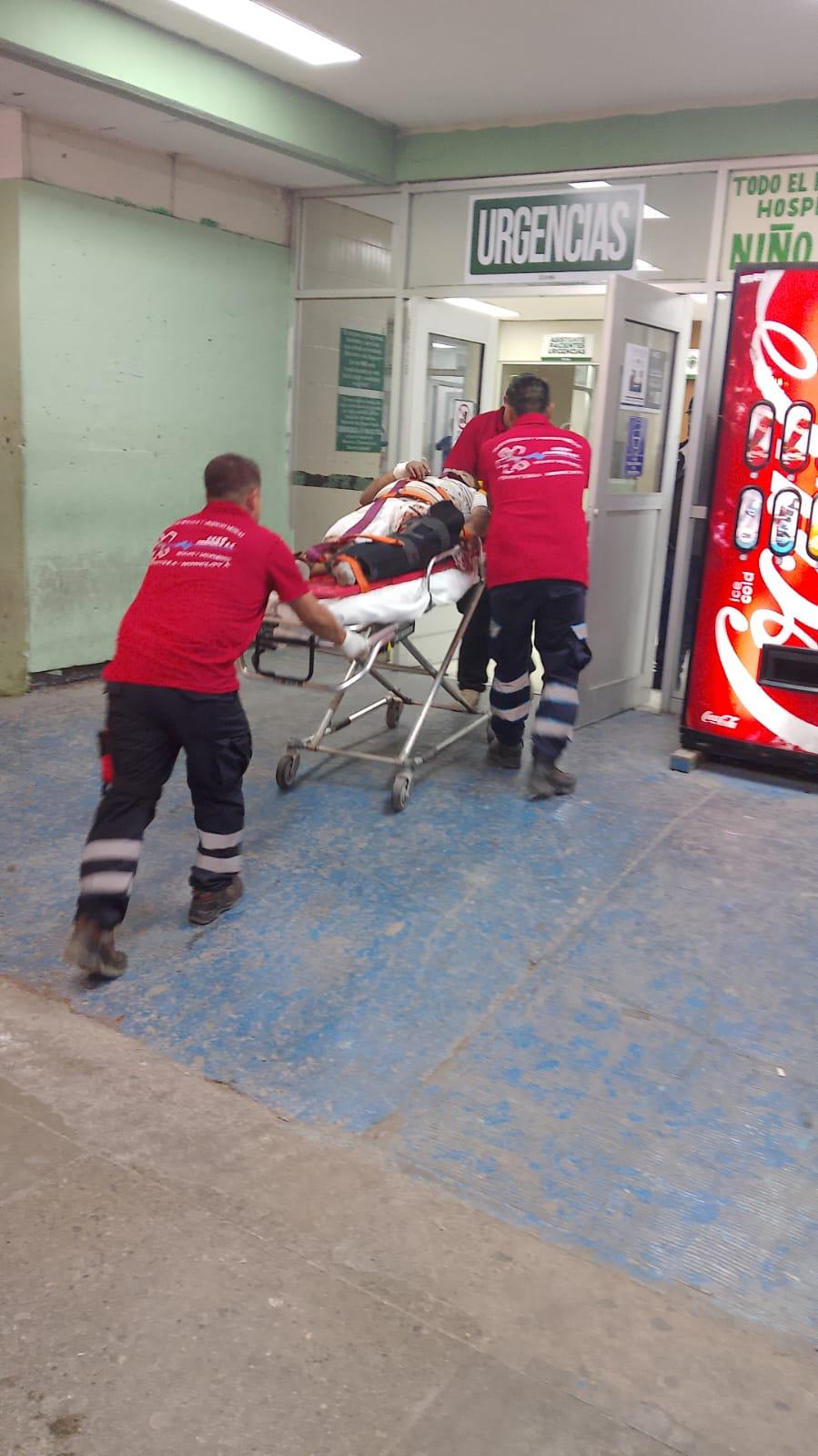 Motociclista se mutila en choque