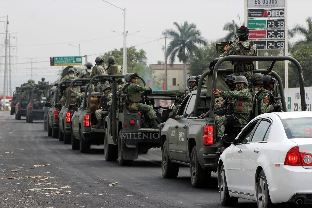 Arriban 300 militares a Mante ayudarán a localizar a homicida de candidato