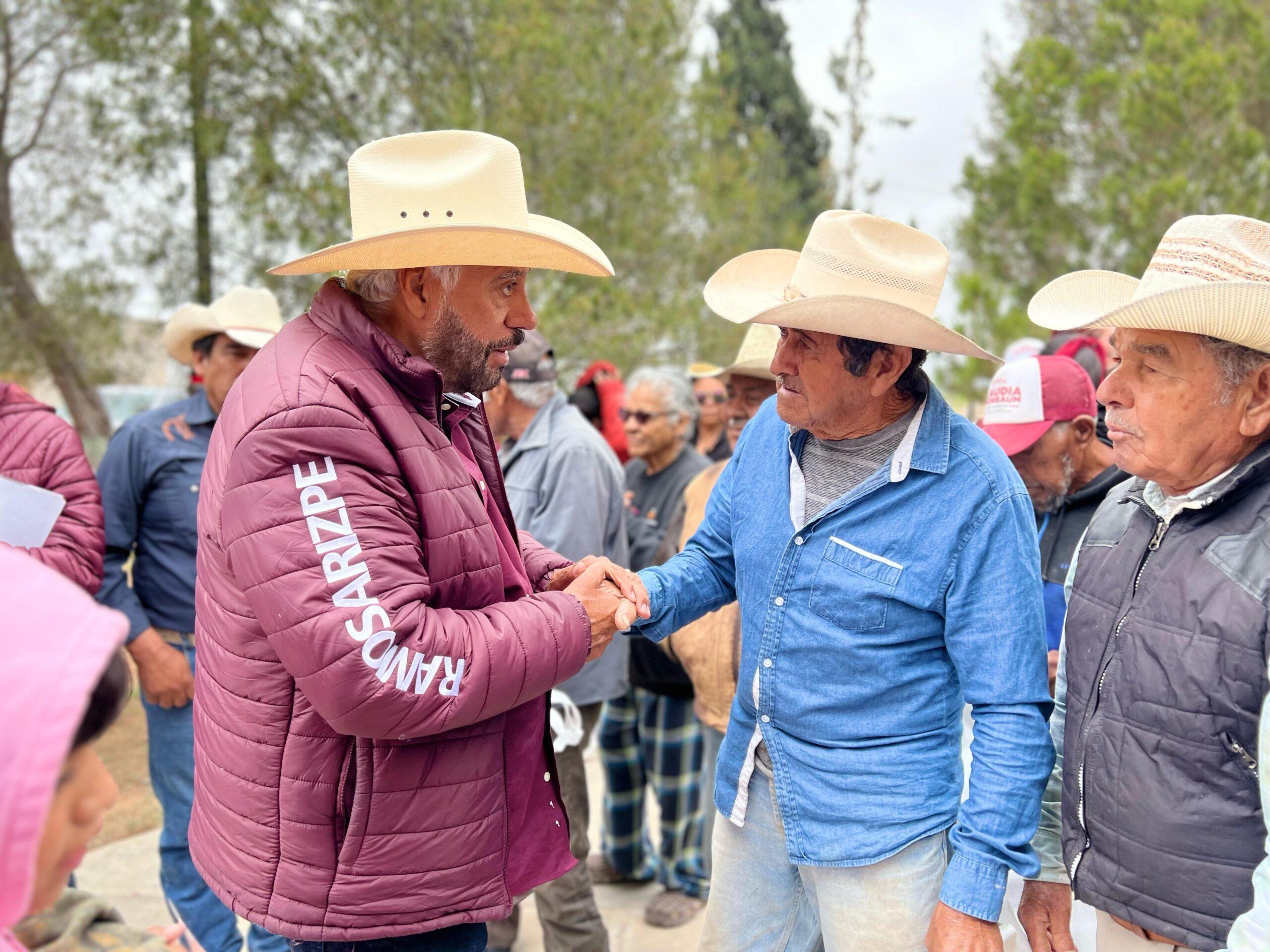 Promete Gerardo respaldo al campo