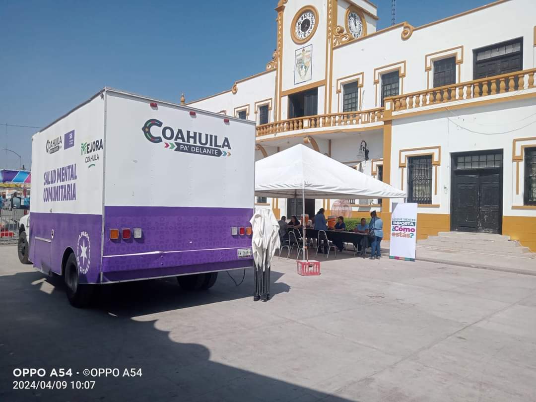 Continúa hoy en Sabinas brigada de Salud Mental