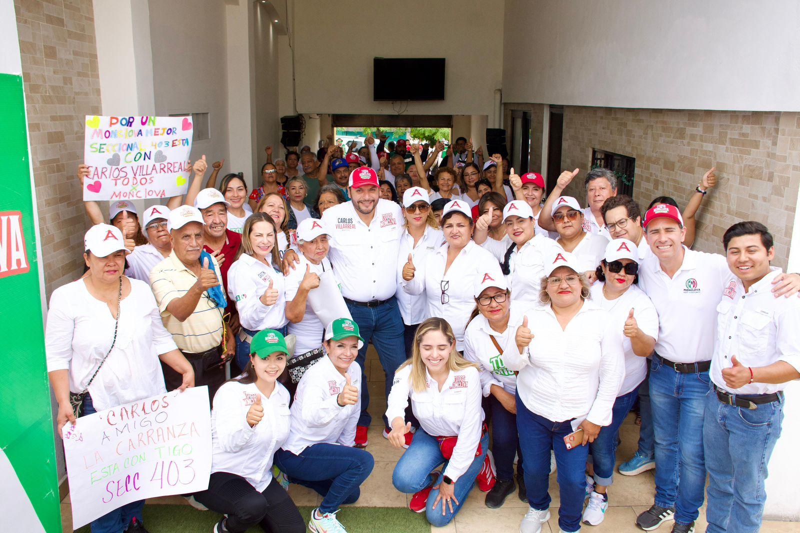 Recorre Carlos Villarreal fraccionamiento Carranza