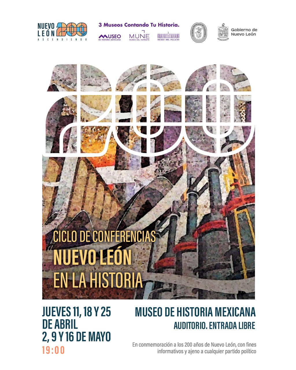 Ofrece Museo de Historia en Monterrey ciclo de conferencias Nuevo León en la Historia.