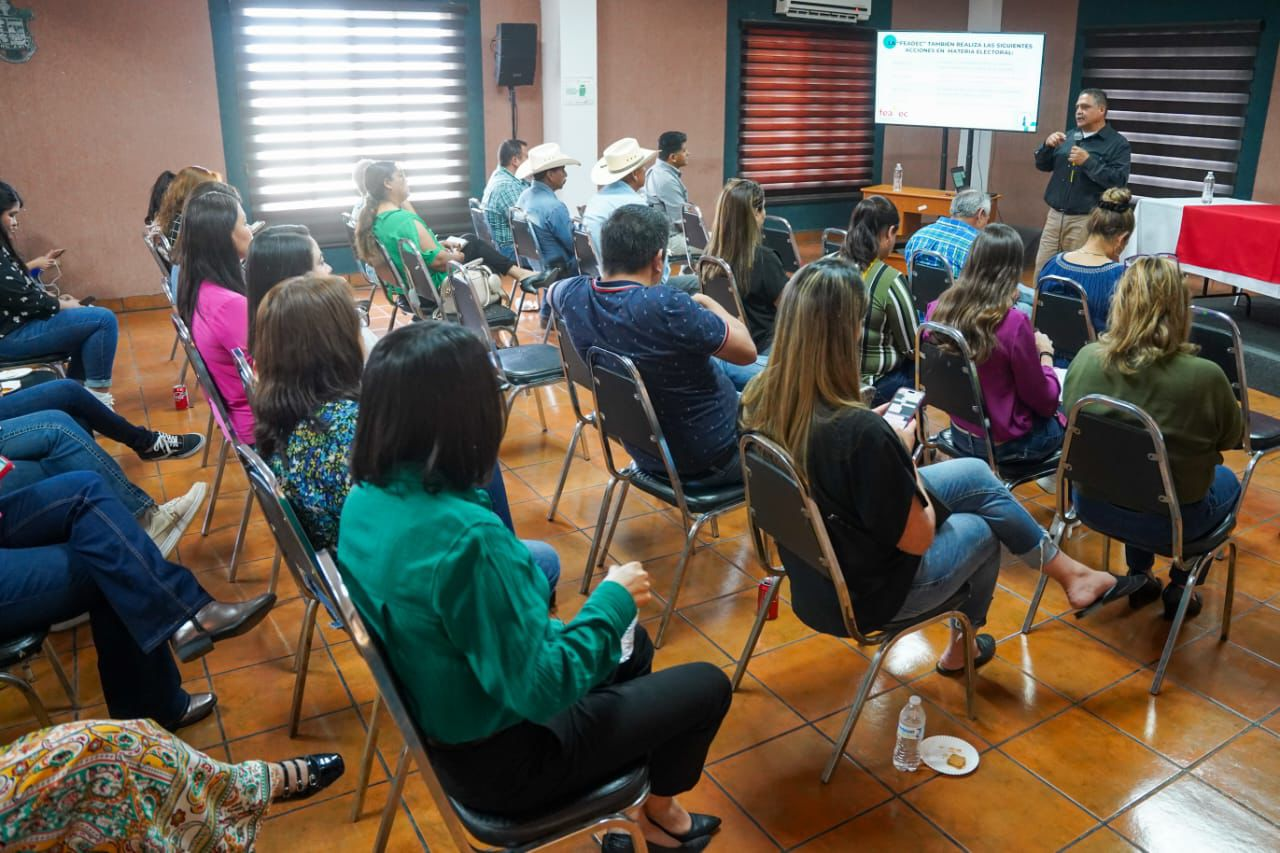 CONTINÚA LA CAPACITACIÓN PARA LA PREVENCIÓN DE DELITOS ELECTORALES ENTRE FUNCIONARIOS RAMOSARIZPENSES