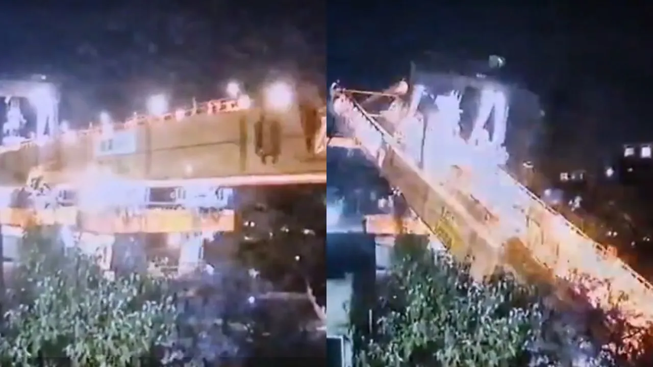 Momento exacto accidente hoy tren interurbano mexico toluca cdmx