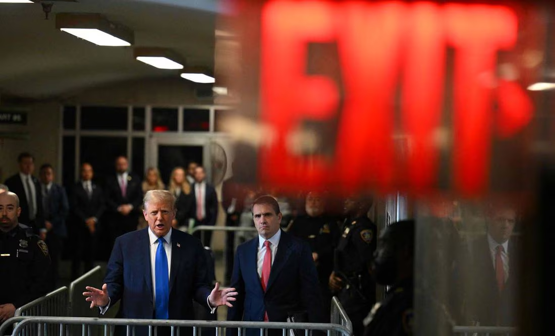 Defensa de Trump en su juicio: «No hay nada malo en intentar influir en elecciones»