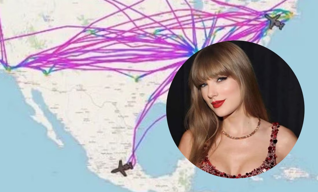 ¿Los aviones de Taylor Swift han pasado por Puebla?
