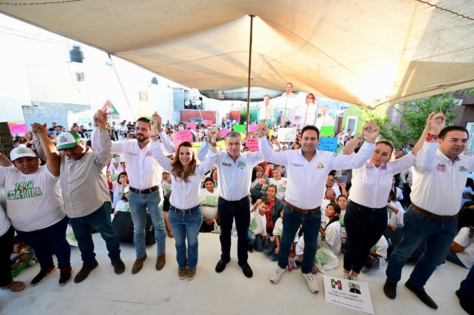 TRABAJAR PARA QUE COAHUILA SIGA AVANZANDO Y PREVALEZCA EL ESTADO DE DERECHO, ES EL COMPROMISO DE MIGUEL RIQUELME Y MARIA BARBARA CEPEDA