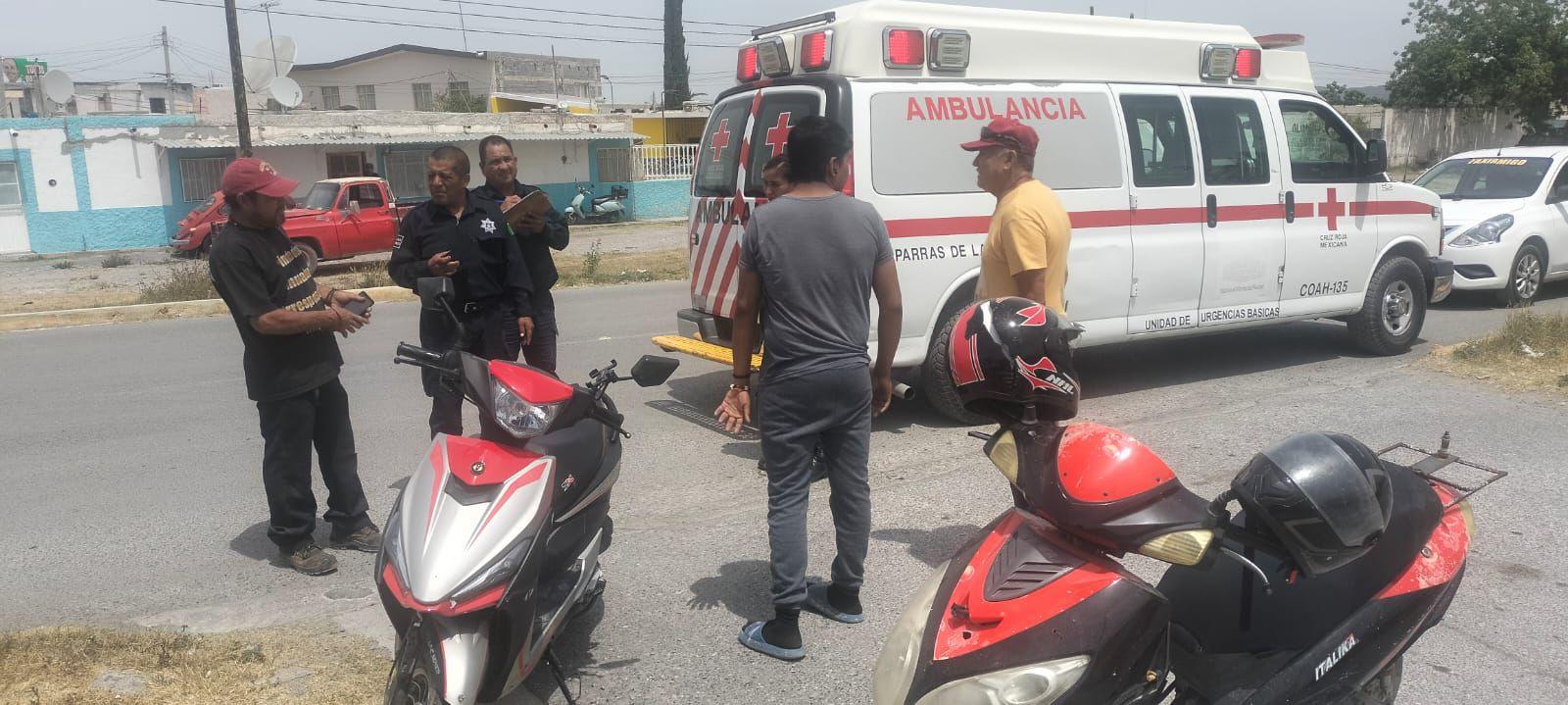 Arrolla camión a motociclista
