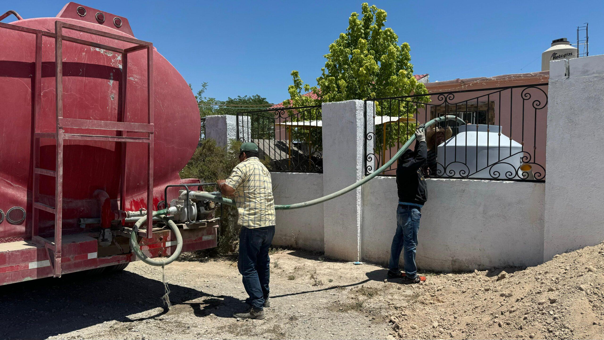 PREVIENEN POSIBLE DESABASTO DE AGUA