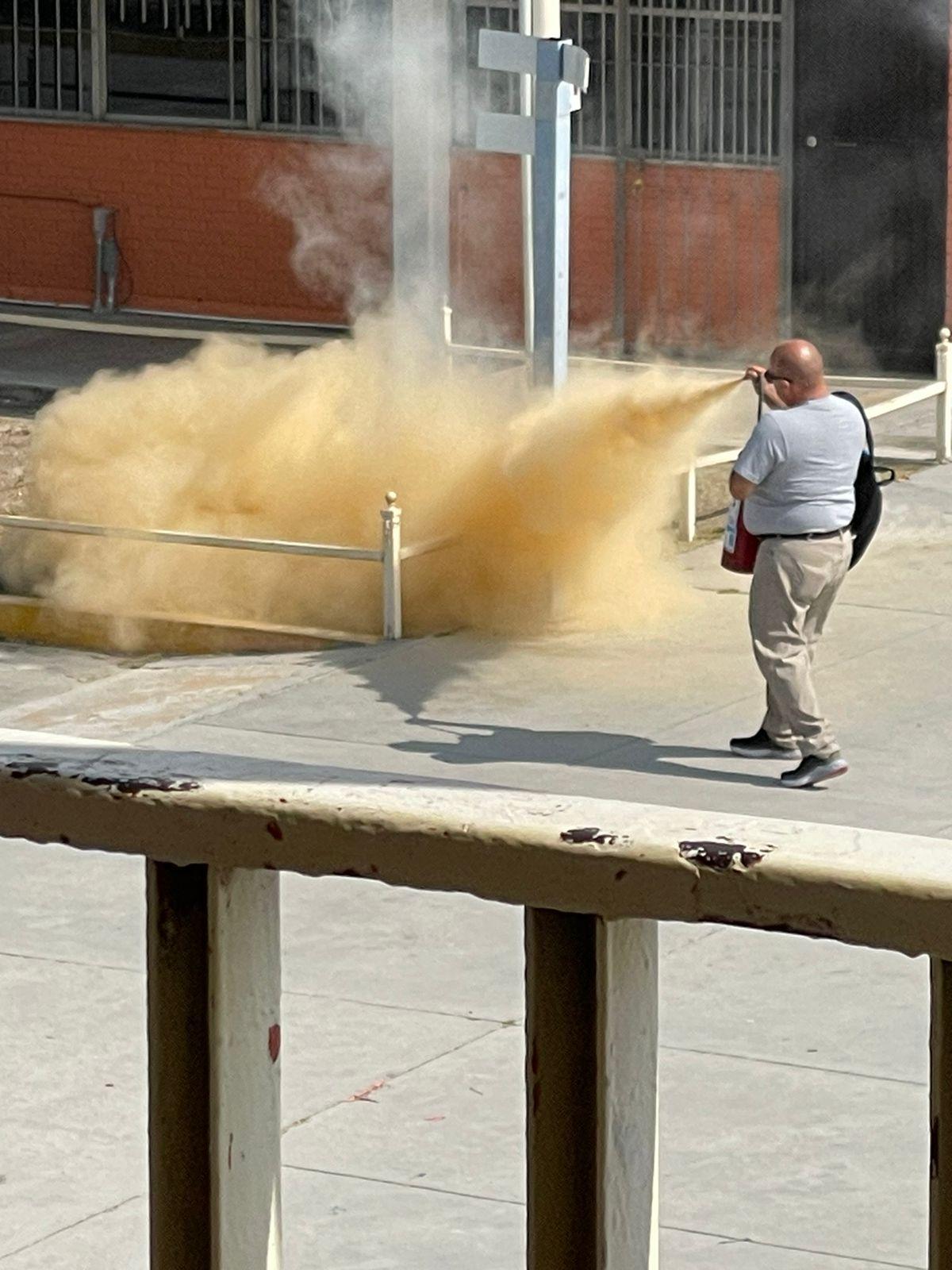 Conato de incendio registra el Cbtis 36