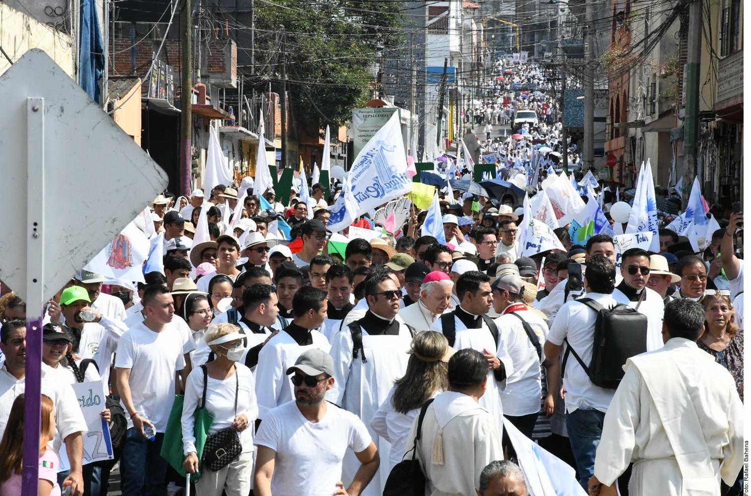 Marchan por la paz en Cuernavaca, Morelos