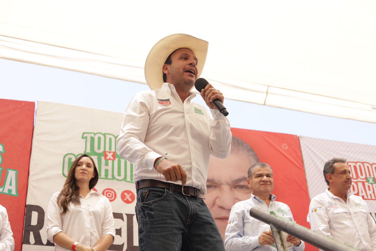 Garantizará Fernando crecimiento de Parras