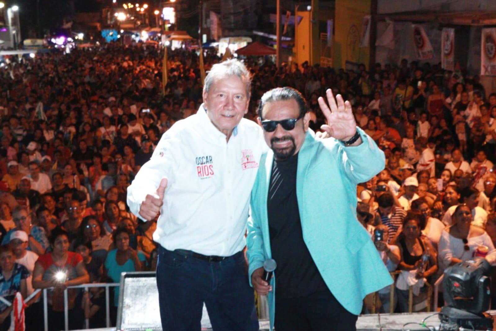 Gran fiesta cierre de Óscar Ríos