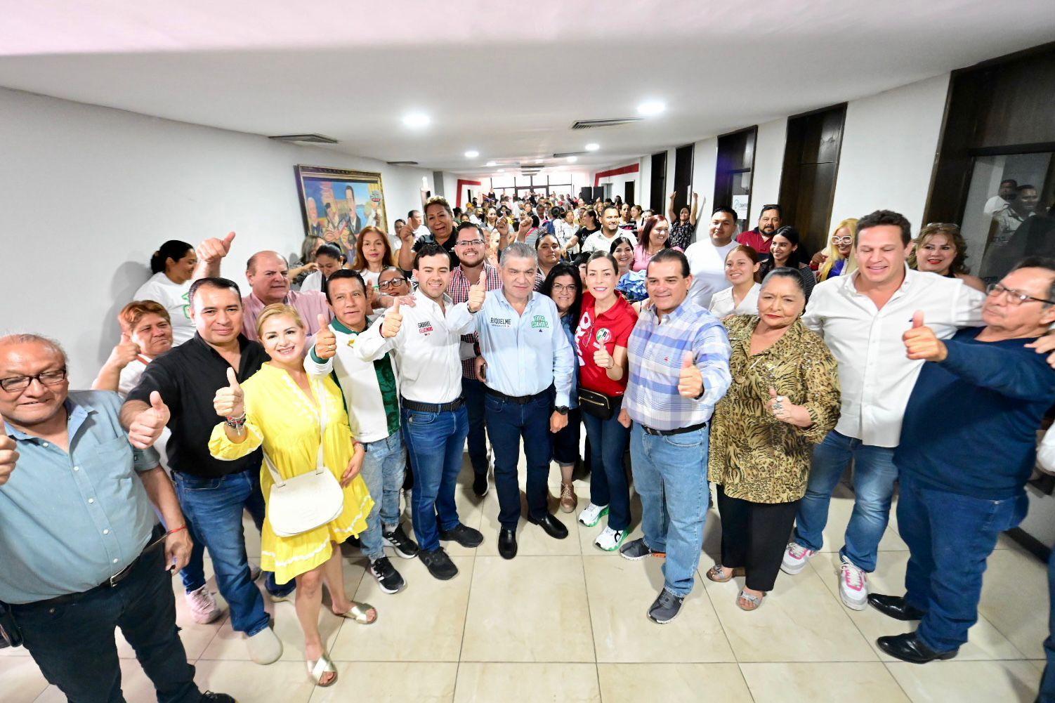 HAY QUE VOTAR EL PRÓXIMO 2 DE JUNIO POR EL PRI,  PARA ACABAR CON LAS OCURRENCIAS DE MORENA: RIQUELME.