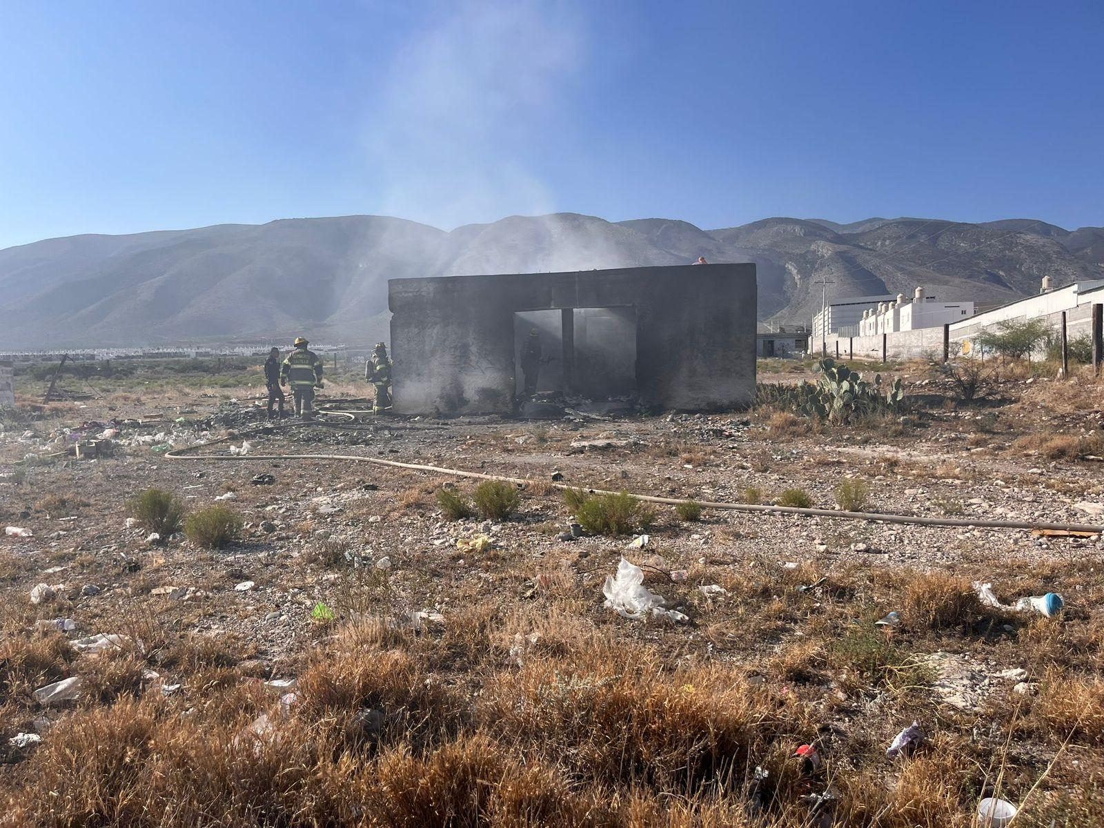 Alarma a vecinos incendio en baldío