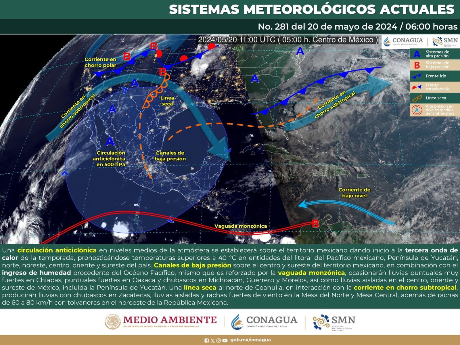 Activa Sabinas operativos ante calcinantes temperaturas