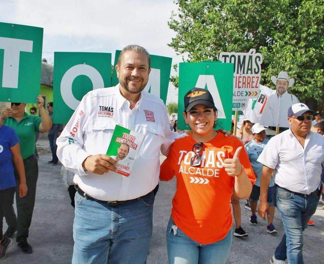 Recorren Tomás y Cristina Valle Poniente por Ramos