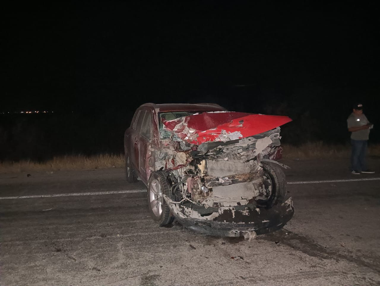 Fatal choque-volcadura; hay un muerto y heridos