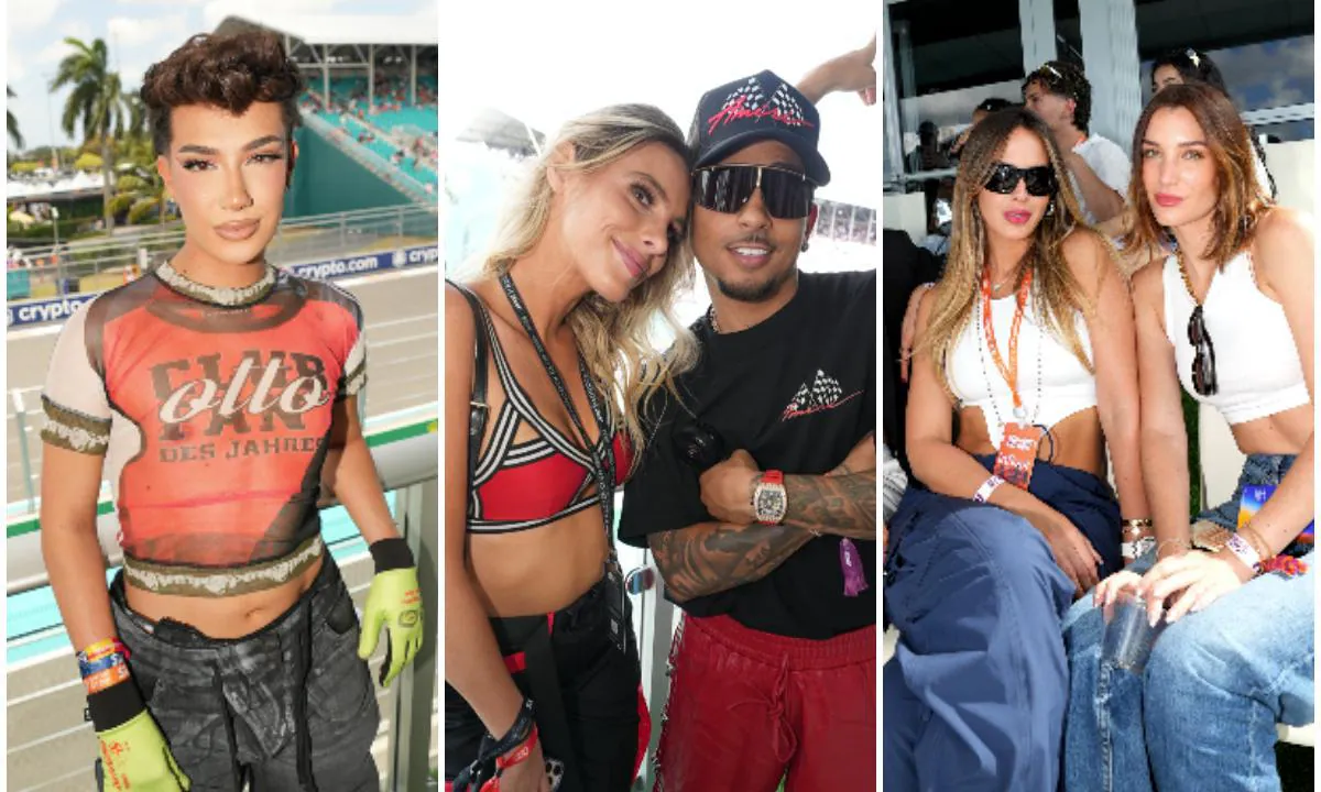 LOS INFLUENCERS TAMBIÉN DIJERON PRESENTE EN LA FÓRMULA 1 DE MIAMI