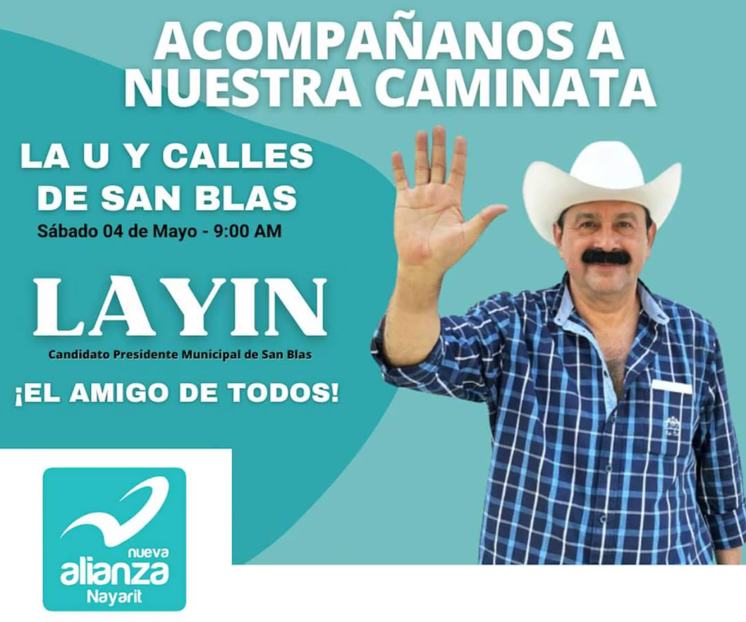 ‘Layín’, el alcalde que ‘robó poquito’, se lanza por tercera vez para gobernar San Blas, Nayarit