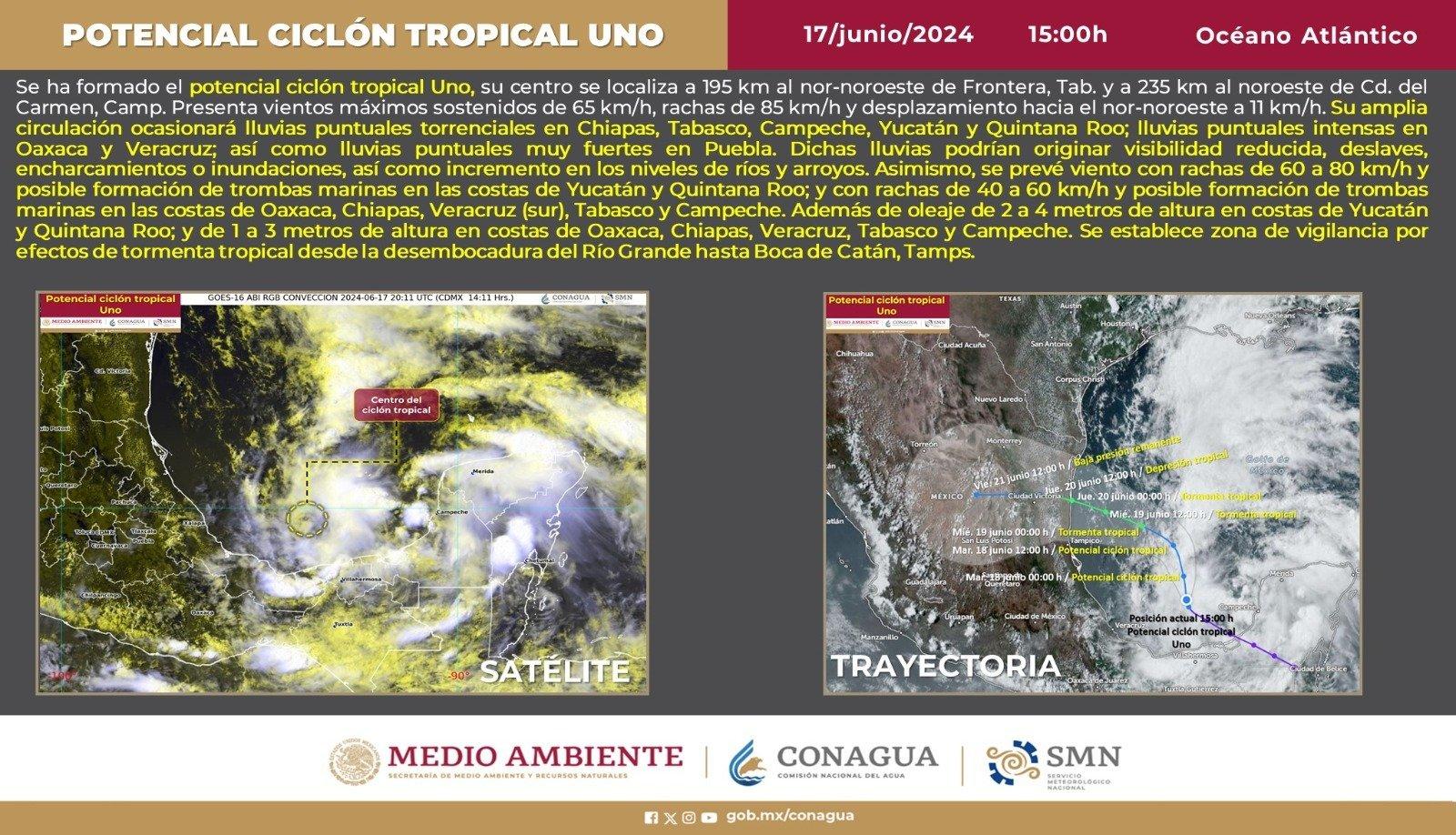 Gobierno de Nuevo León lanza alerta máxima por ciclón Alberto