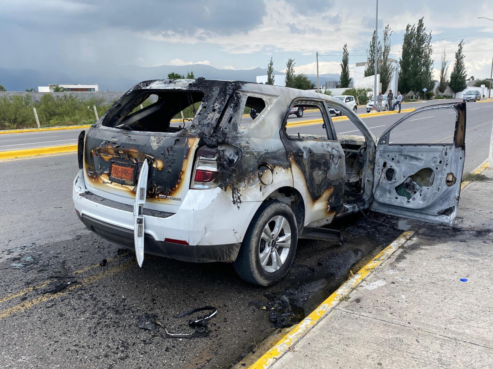 Frustra incendio venta de vehículo 