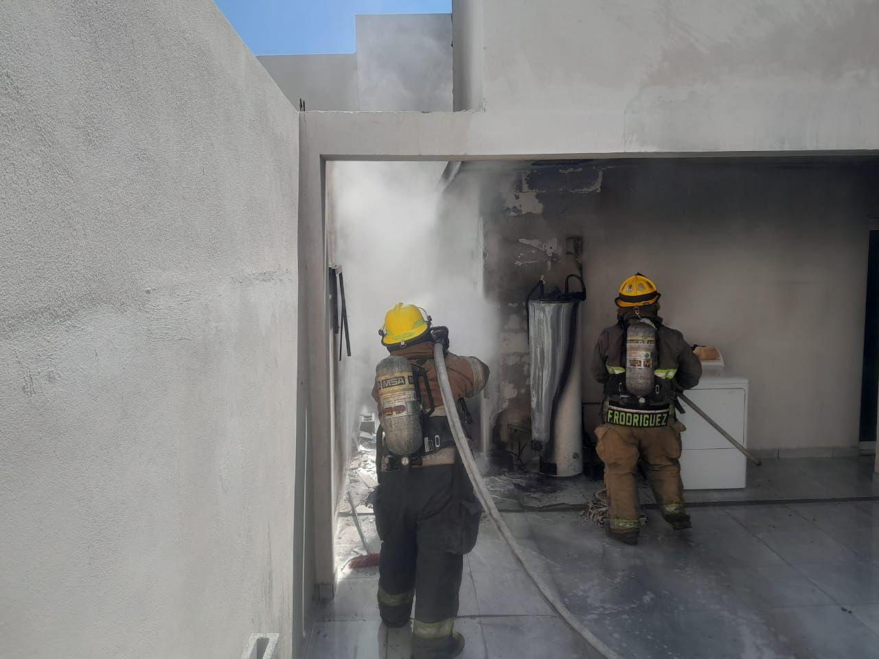 Se incendia vivienda debido a fuga de gas