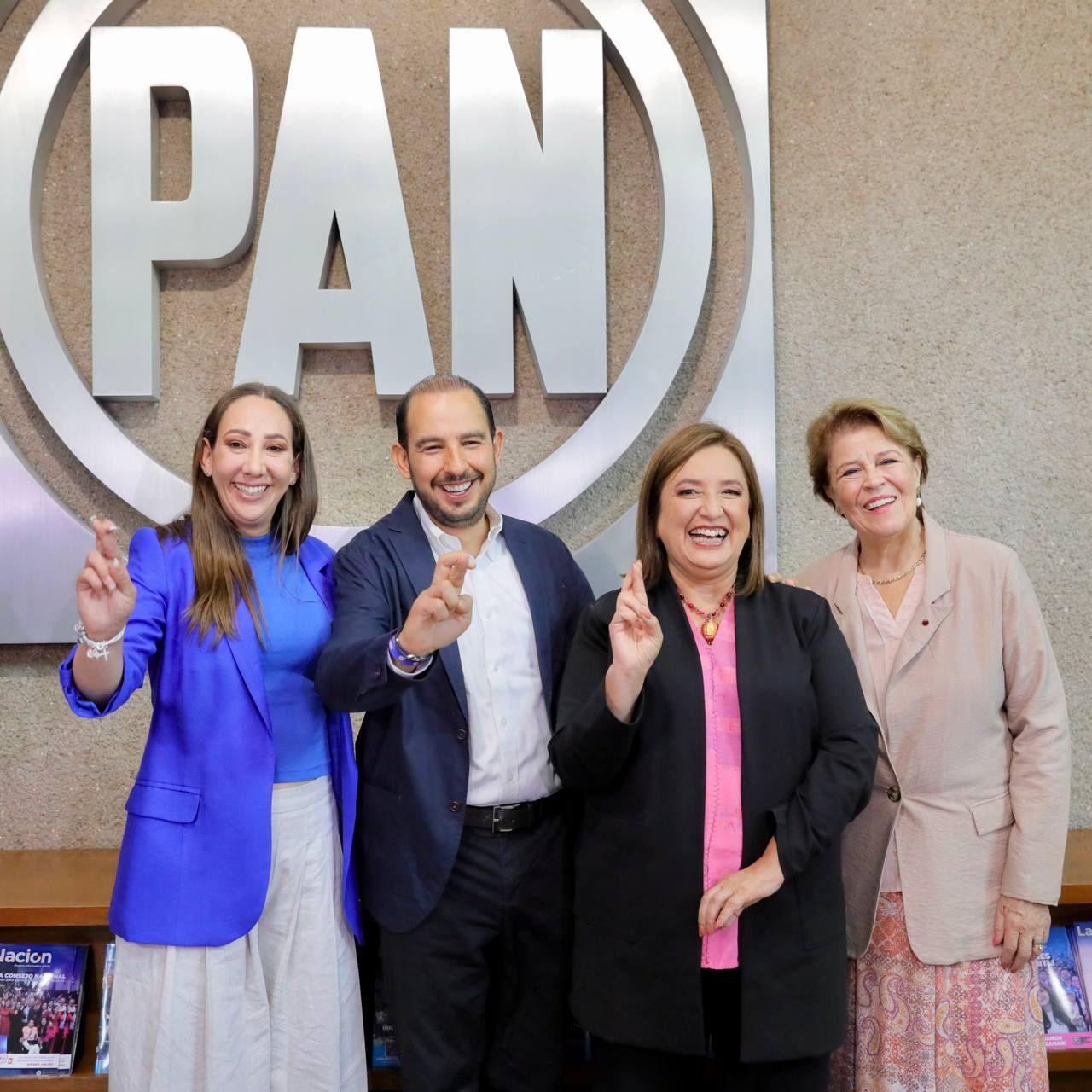 Xóchitl Gálvez y Marko Cortés acuerdan «construir una oposición fuerte»