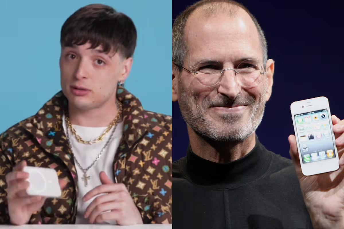 Peso Pluma le pide un favor a Steve Jobs, quien falleció en 2011
